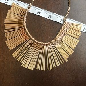 Francesca's Collections Jewelry - Rebecca Sandblast Fringe Statement Necklace Francesca's Collections Jewelry - Rebecca Sandblast Fringe Statement Necklace